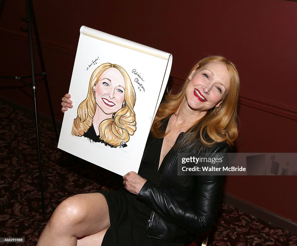 Patricia Clarkson And Alessandro Nivola Sardi's Caricature Unveiling