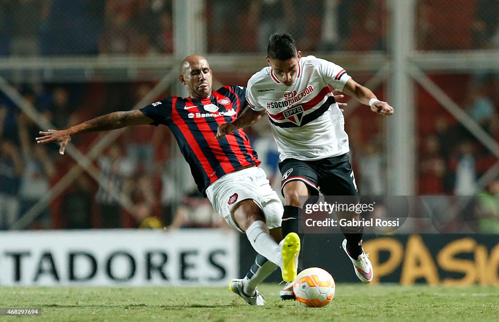 San Lorenzo v Sao Paulo - Copa Bridgestone Libertadores 2015