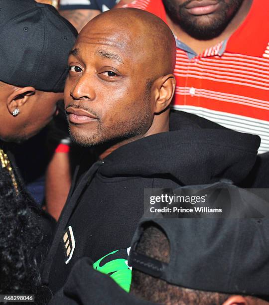 Rapper Freekey Zekey of the group 'The Diplomats' attends the Dipset Official Reunion at Compound on March 28, 2015 in Atlanta, Georgia.