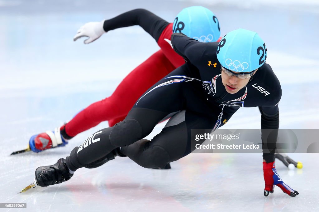 Short Track Speed Skating - Winter Olympics Day 3