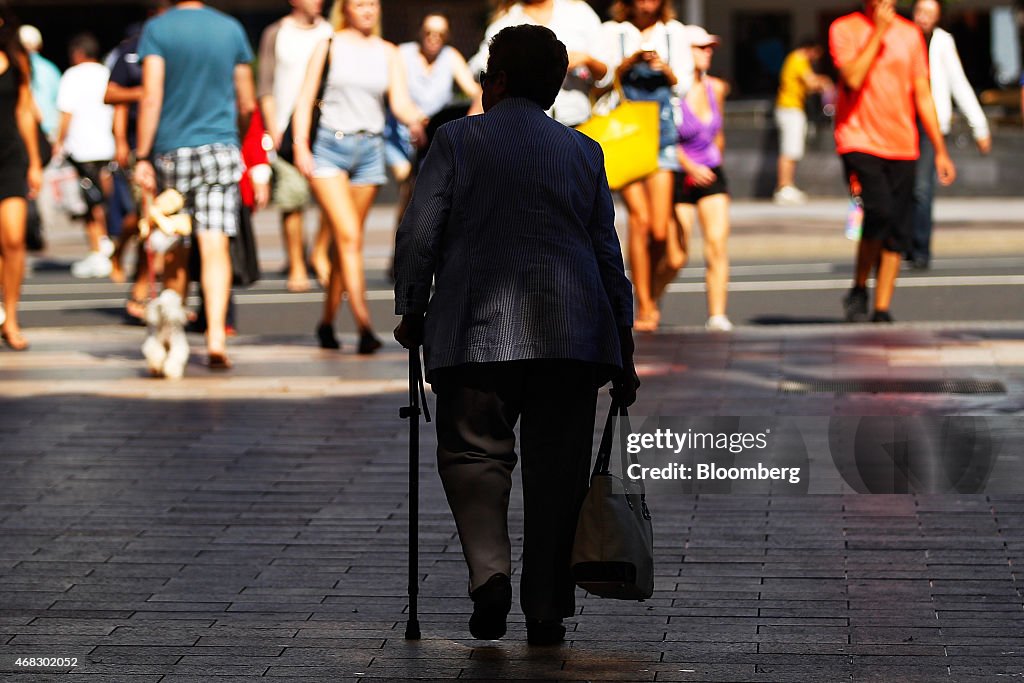 Images Of Retirees As Australia's $1.5 Trillion Pension System Failing