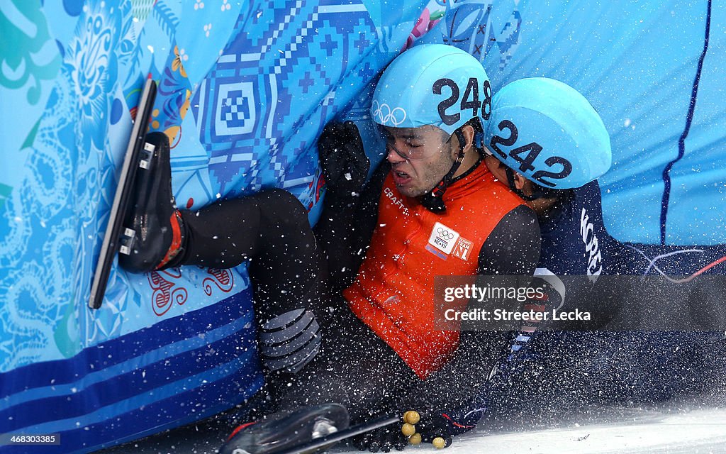 Short Track Speed Skating - Winter Olympics Day 3