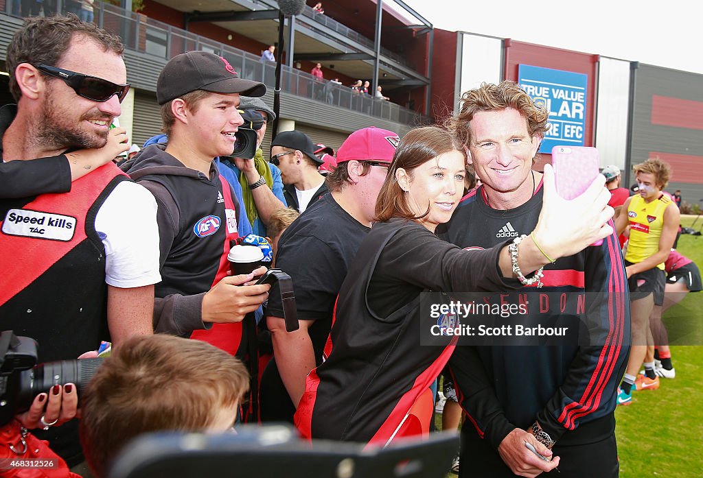 Essendon Bombers Media & Training Session