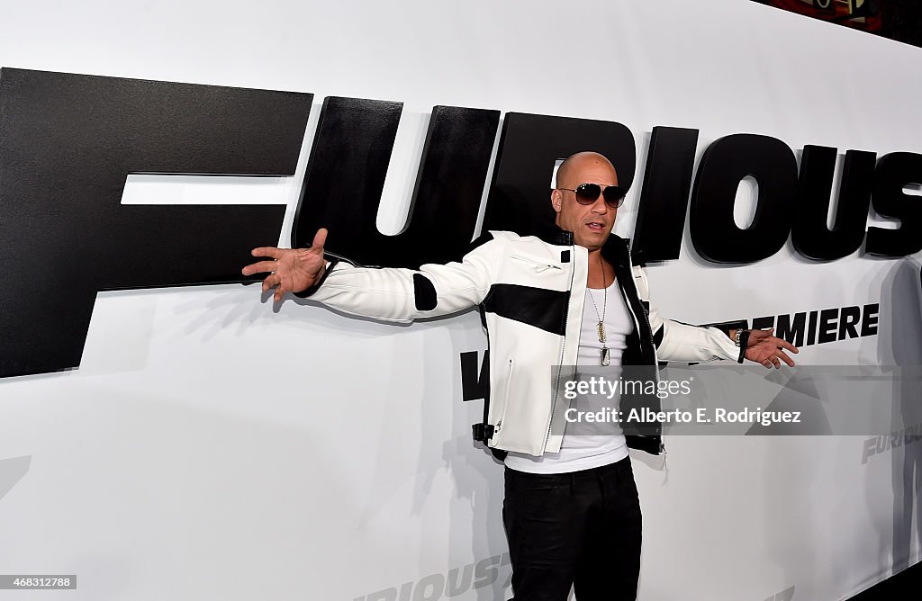 Premiere Of Universal Pictures' "Furious 7" - Red Carpet