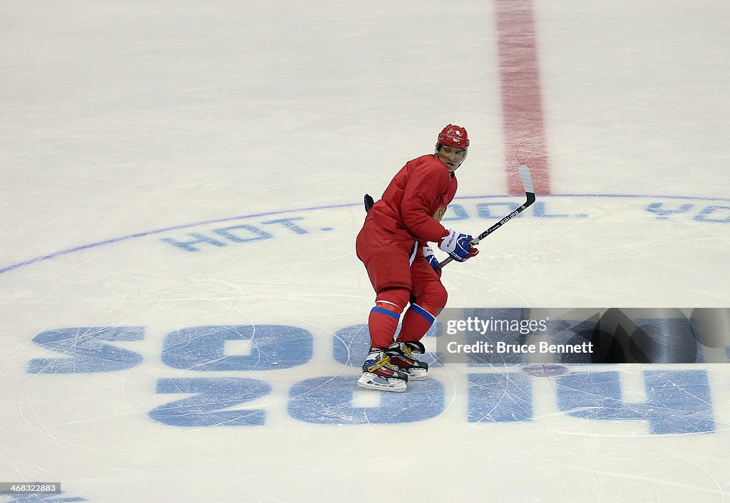 Ice Hockey - Winter Olympics Day 3 - Men's Training