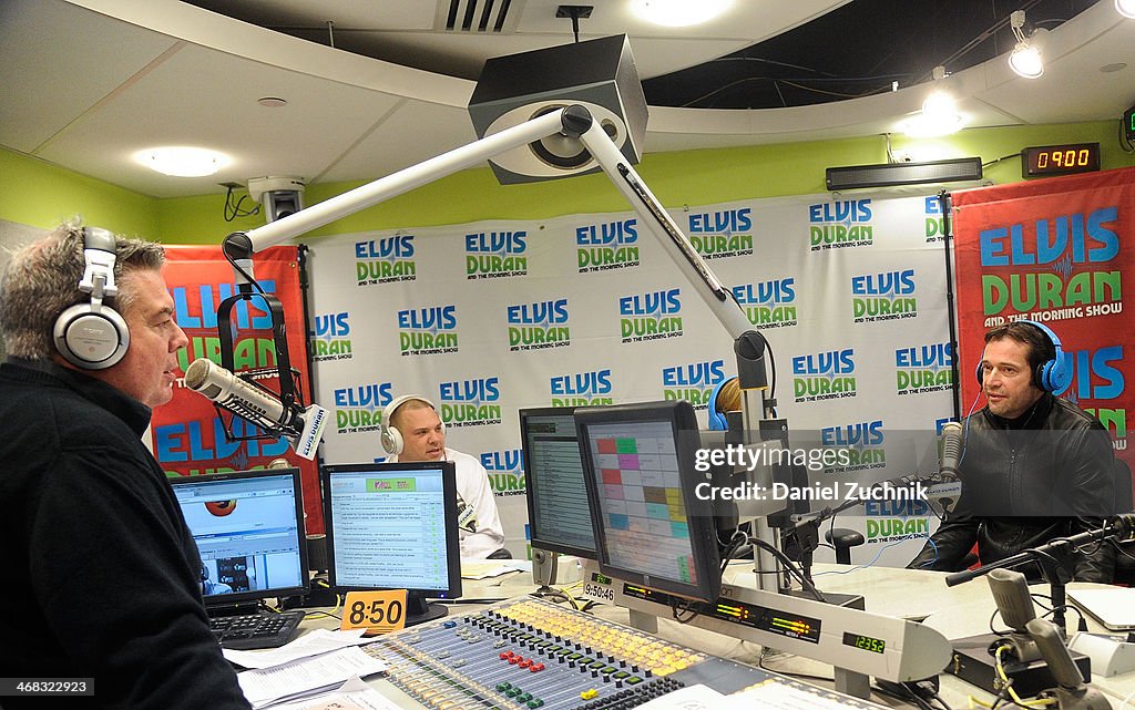 James Purefoy Visits "The Elvis Duran Z100 Morning Show"