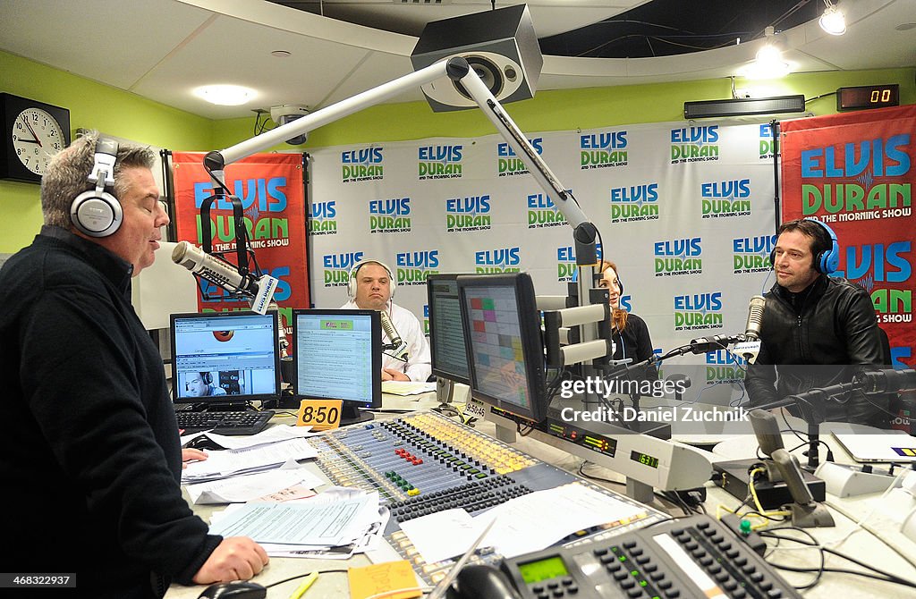 James Purefoy Visits "The Elvis Duran Z100 Morning Show"