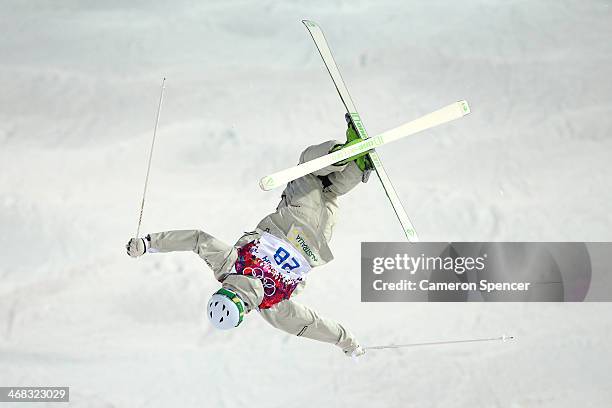 Brodie Summers of Australia competes in the Men's Moguls Qualification on day three of the Sochi 2014 Winter Olympics at Rosa Khutor Extreme Park on...