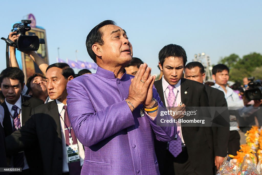 Thailand's Prime Minister Prayuth Chan-Ocha Attends Princess Sirindorn's Birthday Ceremony As He Replaces Martial Law With Absolute Power