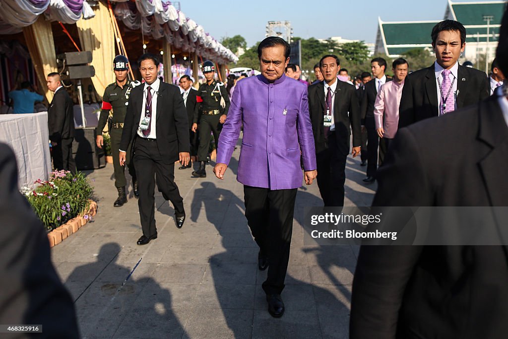Thailand's Prime Minister Prayuth Chan-Ocha Attends Princess Sirindorn's Birthday Ceremony As He Replaces Martial Law With Absolute Power