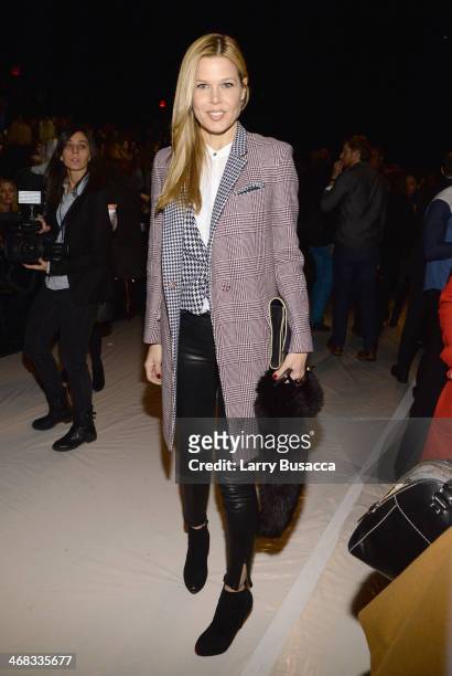 Mary Alice Stephenson attends the Carolina Herrera fashion show during Mercedes-Benz Fashion Week Fall 2014 at The Theatre at Lincoln Center on...