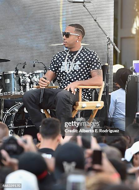 Actor Chris "Ludacris" Bridges attends Revolt Live Hosts Exclusive "Furious 7" Takeover with Musical Performances From the Official Motion Picture...