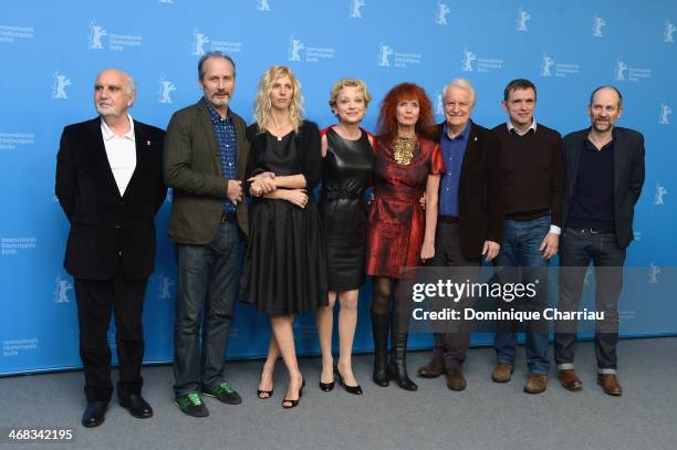 Jean-Louis Livi, Hippolyte Girardot, Sandrine Kiberlain, Caroline Sihol, Sabine Azema, Andre Dussollier, Jean-Marie Besset and Christian Hincker...