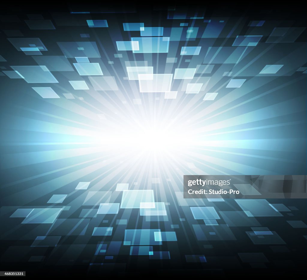 Abstract digital cyberspace background