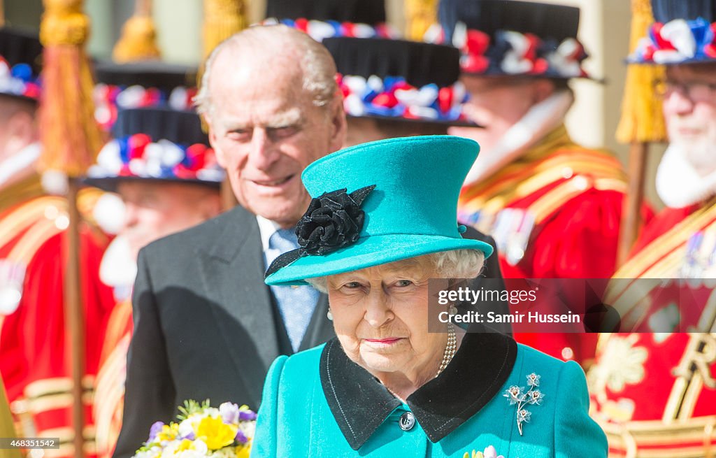 The Queen And Duke Of Edinburgh Will Attend The Royal Maundy Service