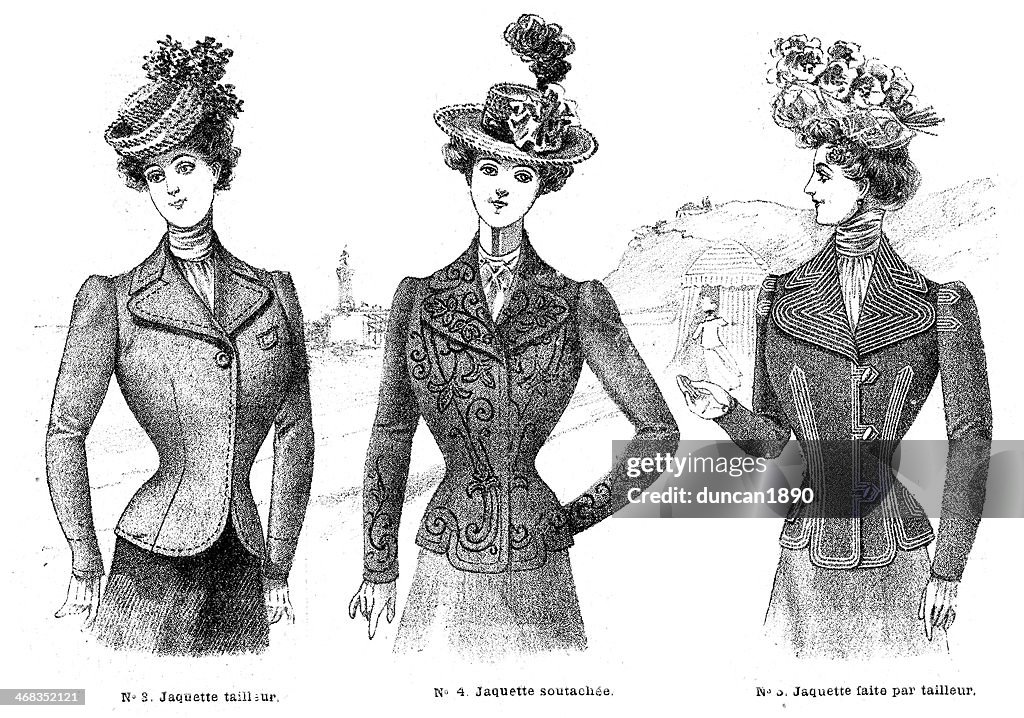 French Womens Fashion 1900