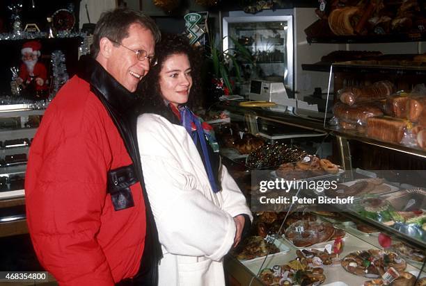 "Gernot Endemann, Ehefrau Jocelyne Boisseau am in Paris, Frankreich. "