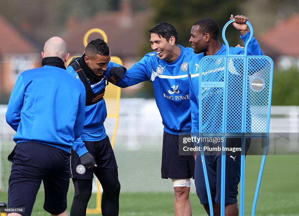 Leicester City Training Session and Press Conference