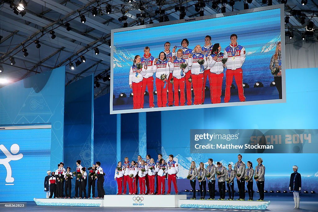 Medal Ceremony - Winter Olympics Day 3