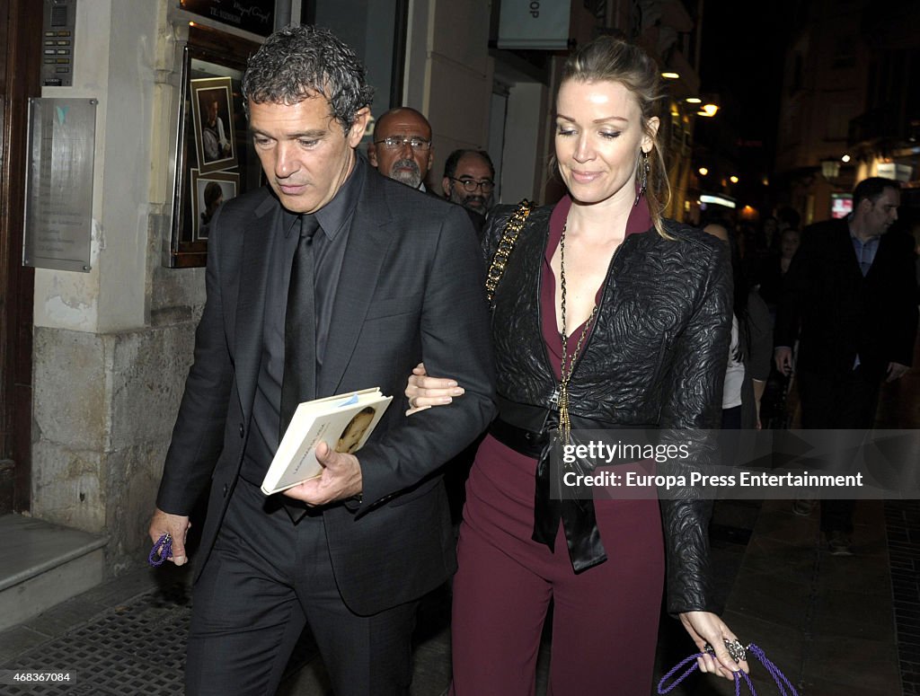 Antonio Banderas At Holy Week Celebration In Malaga