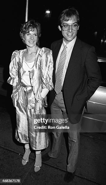 Debby Boone and Gabriel Ferrer attend the opening party for "Seven Brides for Seven Brothers" on July 7, 1982 at the Common Good Restaurant in New...