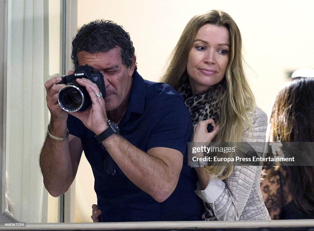 Antonio Banderas At Holy Week Celebration In Malaga