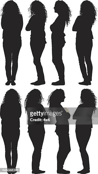 1,252 Curly Hair Silhouette Photos and Premium High Res Pictures - Getty  Images
