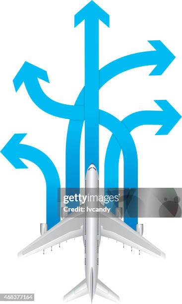 airplane and airway - plane engine stock illustrations