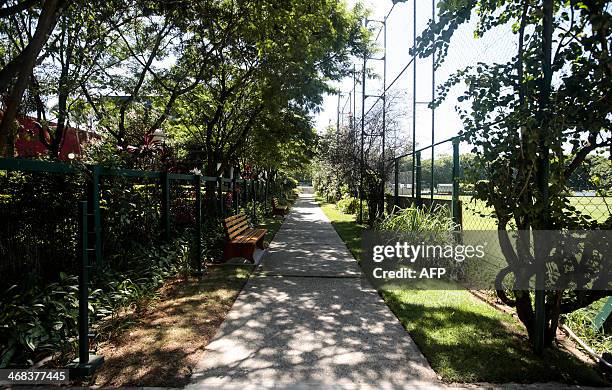 View inside the Sao Paulo FC training centre in Sao Paulo which will host US national football team during the FIFA World Cup Brazil 2014, on...