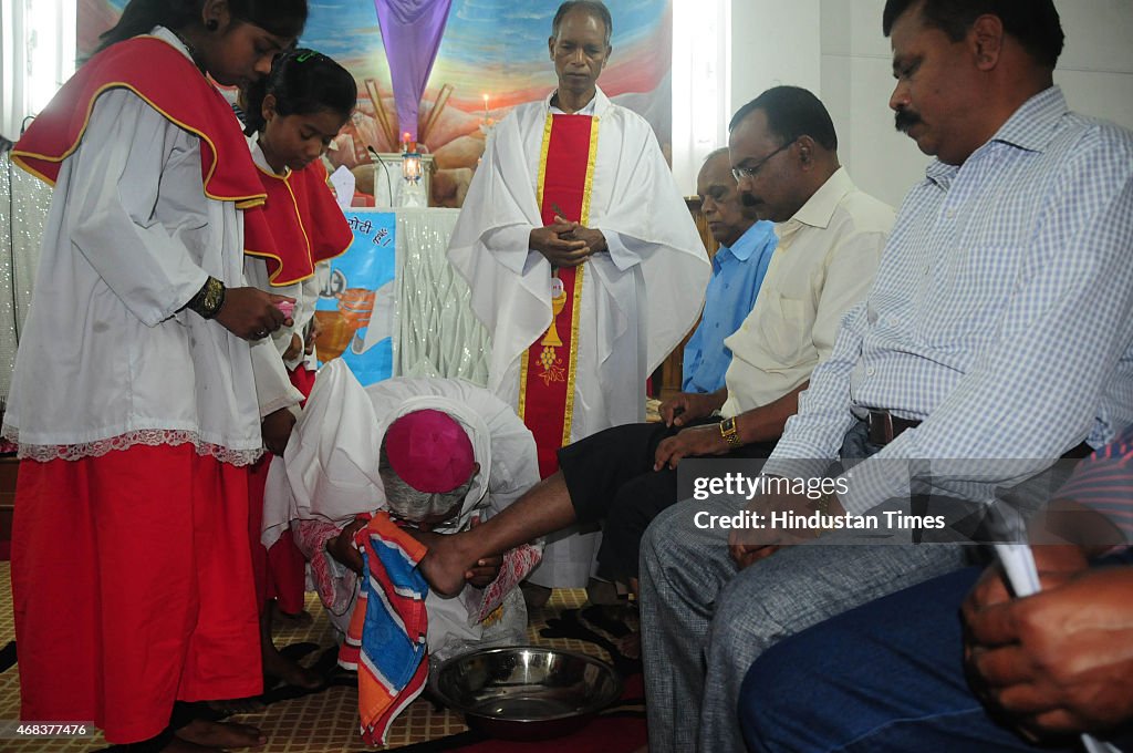 Maundy Thursday Celebrated At St Francis Cathedral In Bhopal