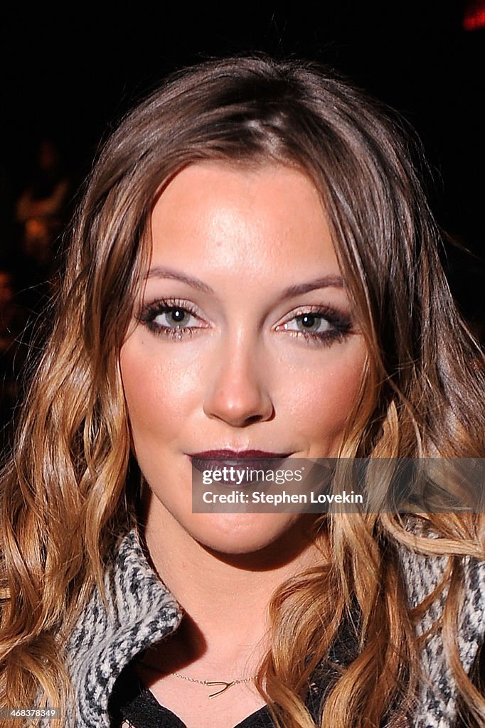 Dennis Basso - Front Row - Mercedes-Benz Fashion Week Fall 2014