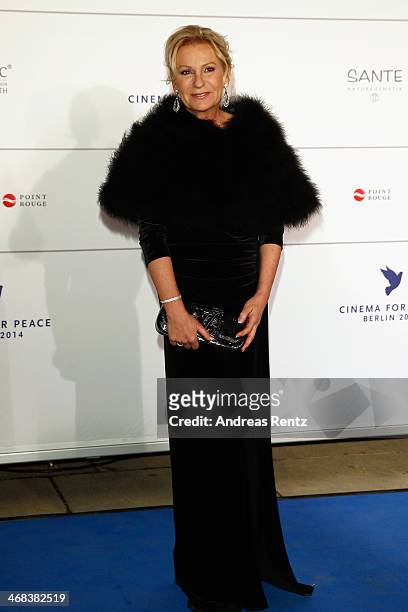Sabine Christiansen arrives for the Cinema For Peace 2014 - Gala at Konzerthaus Am Gendarmenmarkt on February 10, 2014 in Berlin, Germany.