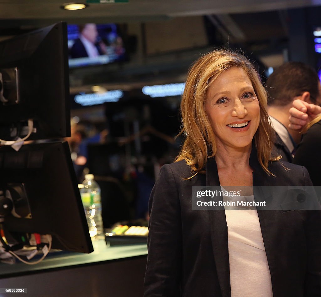 The Cast Of "Nurse Jackie" Ring The NYSE Opening Bell