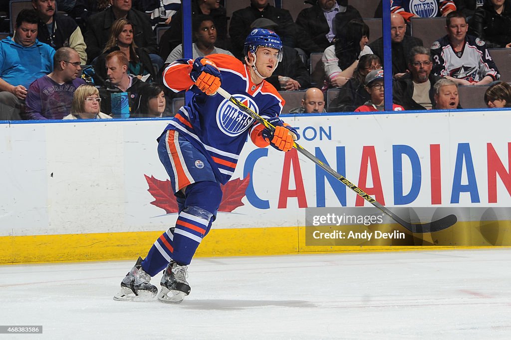 Columbus Blue Jackets v Edmonton Oilers