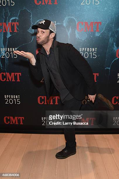 Comedian Josh Wolf attends the Annual 2015 CMT Upfront at The Times Center on April 2, 2015 in New York City.