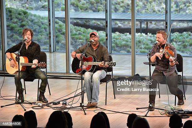 Darius Rucker performs onstage at the Annual 2015 CMT Upfront at The Times Center on April 2, 2015 in New York City.