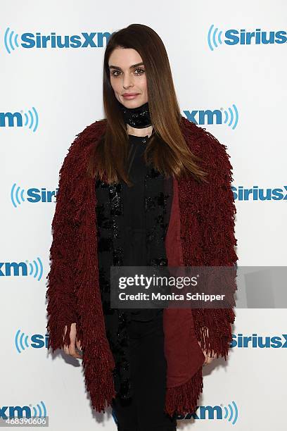 Aimee Osbourne visits SiriusXM Studios on April 2, 2015 in New York City.