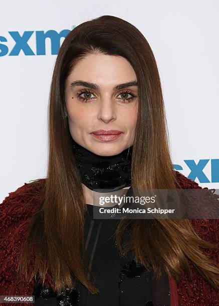 Aimee Osbourne visits SiriusXM Studios on April 2, 2015 in New York City.