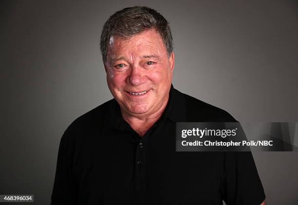 Actor William Shatner poses for a portrait during the NBCUniversal Summer Press Day at The Langham Huntington, Pasadena on April 2, 2015 in Pasadena,...