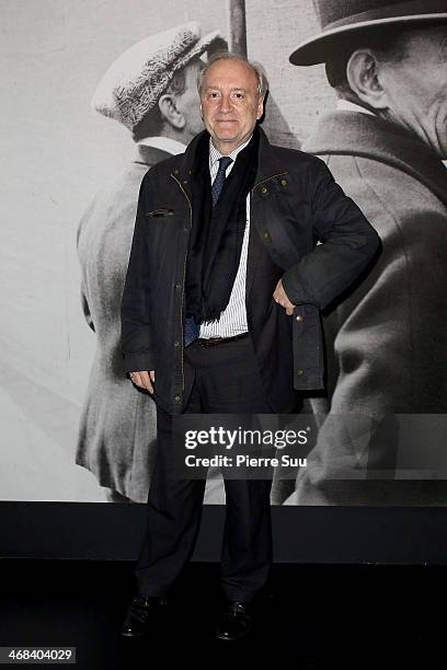 Hubert Vedrine attends the Henri Cartier-Bresson : Opening Night at Centre Pompidou at Centre Pompidou on February 10, 2014 in Paris, France.