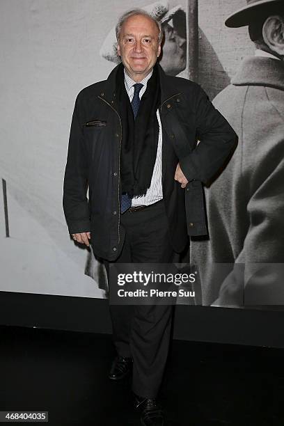 Hubert Vedrine attends the Henri Cartier-Bresson : Opening Night at Centre Pompidou at Centre Pompidou on February 10, 2014 in Paris, France.