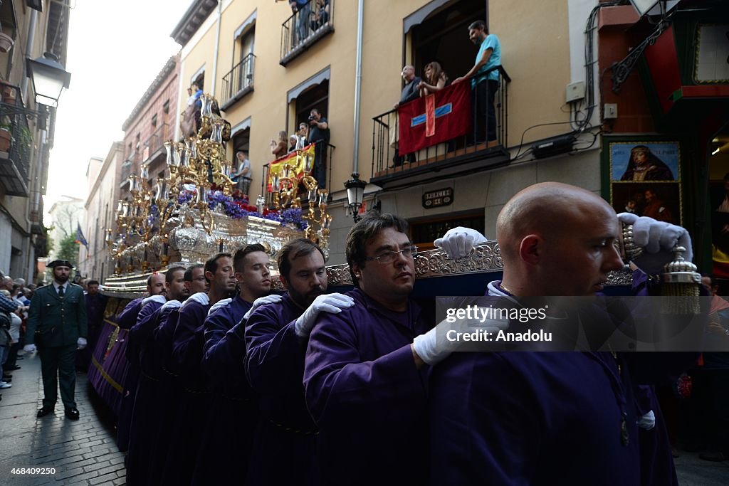 Eve of Good Friday parade ahead of Easter Holiday in Madrid