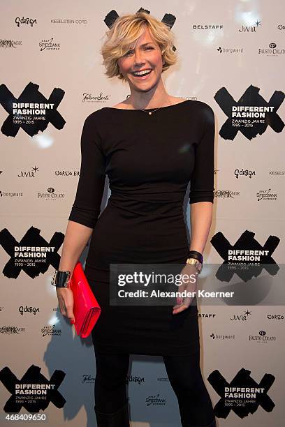 Anne Wis attends the Different Fashion Party 2015 on April 2, 2015 in Kampen, Sylt, Germany.