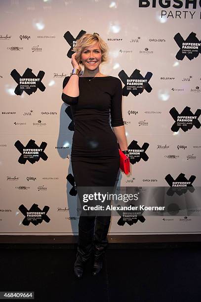 Anne Wis attends the Different Fashion Party 2015 on April 2, 2015 in Kampen, Sylt, Germany.
