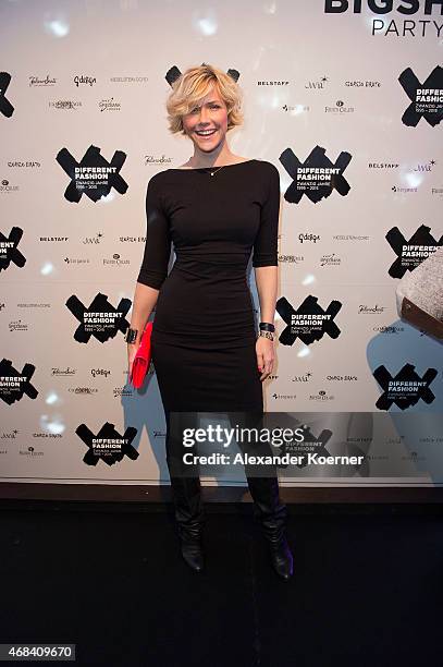 Anne Wis attends the Different Fashion Party 2015 on April 2, 2015 in Kampen, Sylt, Germany.