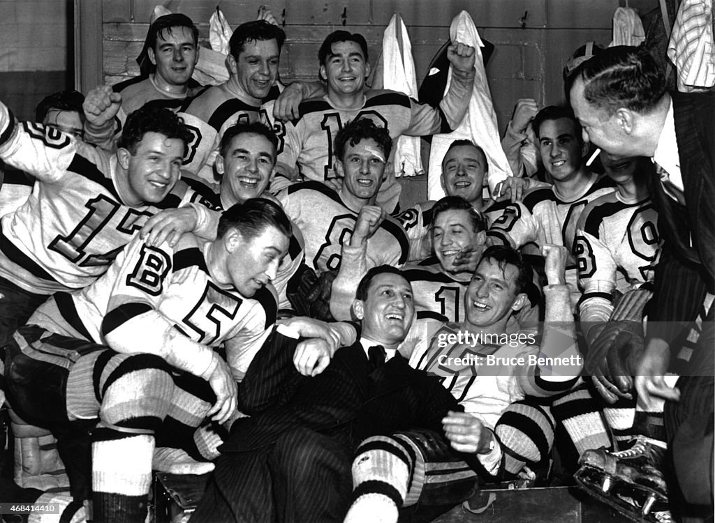 1941 Stanley Cup Finals - Game 4:  Boston Bruins v Detroit Red Wings