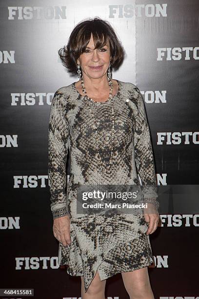 Actress Daniele Evenou attends the 'Fiston' Paris Premiere at Le Grand Rex on February 10, 2014 in Paris, France.