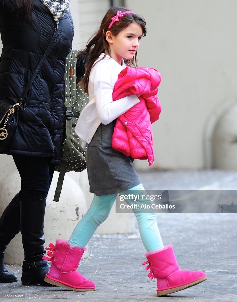 Celebrity Sightings In New York City - February 10, 2014