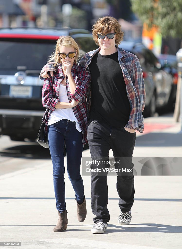 Celebrity Sightings In Los Angeles - February 10, 2014
