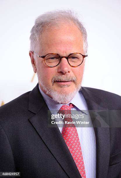 Editor Jay Cassidy attends the 86th Academy Awards nominee luncheon at The Beverly Hilton Hotel on February 10, 2014 in Beverly Hills, California.